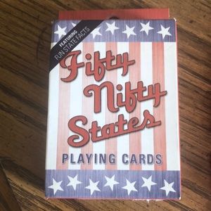 Vintage 50 Nifty States playing cards -new